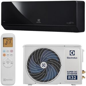 Тепловой насос до 70м2, (-25°C) Electrolux “Серия Onix Super DC" EACS/I-24HIX-BLACK/N8